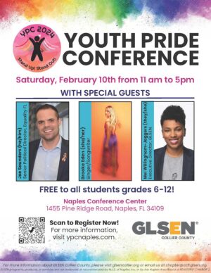 Youth Pride Conference Flyer, Naples FL